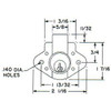 Olympus N078 KA 915 26D Desk Lock