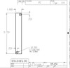 Don-Jo EF-634 Filler Plate Dimensions