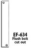 Don-Jo EF-634 Filler plate, 6-3/4 x 1 Prime Coat