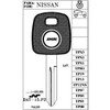 Key blank, JMA TP00DAT15P2 for Nissan DA34/X237 W/O Transponder