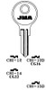 JMA CHI-14 Key Blank Line Drawing Profile Image