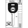 Key blank, JMA TP00MAZ11DP2 for Mazda w/o Transponder