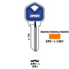 JMA KWI-1.CMN Key Blank line drawing profile image