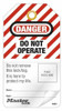 Master Lock S4801 Lockout Tag, Danger - Do Not Operate - Self Laminating (12-Pack)