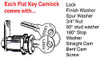 LSDA CL138KA303 Cam Lock, 1-3/8 Keyed Alike LS303