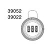 CCL 39052 Chrome Combination Cam Lock 15/16"
