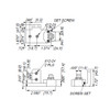 Ilco IL-OP-10 RH Dimensions