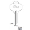 Ilco 1511 Key Blank, Baldwin 6-pin SC4