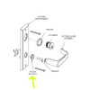 Corbin Russwin 118F29-9 Replacement nylon bushing line Drawing showing busing and associated parts