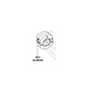 Ilco Deadbolt housing showing set screw location