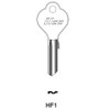 Key blank, Ilco HF1 Mercedes M70R