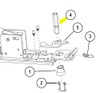 Von Duprin 090040 parts diagram highlighting shaft