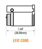 GMS LFIC-SC-26D LFIC Core, Schlage C Keyway, Zero-Bitted