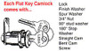 Cam Lock, LSDA CL138KD, 1-3/8 Keyed Different