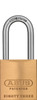 Abus 83/45-300 Brass Body Padlock 2" Shackle, Schlage C Keyway, Zero Bitted