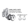 Compx National C8073 cam lock shown with rotation limiters