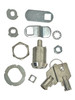 LSDA Tubular Cam Lock shown with included accessories