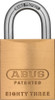 Abus 83/45-100 Brass Body Padlock, Yale Keyway, Custom Keyed