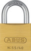 ABUS 55/40 brass body padlock image
