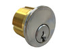 GMS M118-YGA-US26 Mortise Cylinder, 1-1/8 Yale GA, Custom Keyed