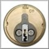 GMS M100-WR-26D Mortise Cylinder 1in, Weiser-E WR5 Keyed Different