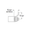 Cam Lock Cylinder Body, Timberline CB-085