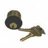 GMS M100-SC-10B Mortise Cylinder 1in, Schlage C, Custom Key