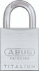 Abus 83AL/45-300 Brushed Aluminum Padlock, Custom Keyed