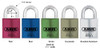 ABUS 83AL/45 Aluminum body padlock color selections