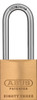 Abus 83/45-3000 Brass Body 3" Shackle Padlock, Schlage C-L, Zero Bitted