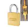 American Lock A5560 Brass Body Padlock, Factory Keyed HSK - Special Order