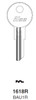 Ilco 1618R Key Blank Line Drawing Profile Image