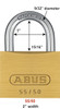 Abus 55/50KA 5503 Brass Body Padlock, Keyed Alike 5503