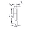 CompX National Drawer Lock housing, C8161 26D