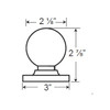 Cal-Royal GRB-05 Storeroom Lock, Grade 1, 32D