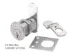 Olympus DCN4 Cam Lock, 1-13/16" Bright Brass/US3, Factory Keyed