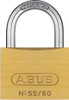 Abus 55/60KA 5601 Brass Body Padlock, Keyed Alike 5601