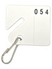 Lucky Line 2594160 Tags, Square Notch Numbered 41 to 60 (20-Pack)