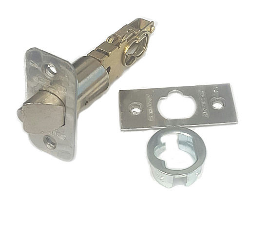 Schlage 2 3/8 or 2 3/4 Replacement Deadlatch with Triple Faceplate O