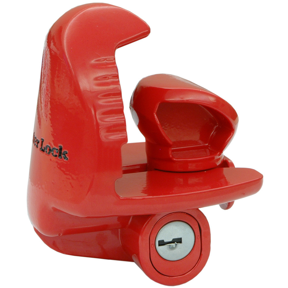 Master Lock 389DAT Universal Trailer Coupler Lock, Red