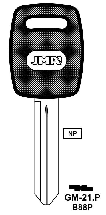 Gmc Keys 2 New GM OEM B49 Key Blanks – Uncut Door/Trunk Keys For Buick, Chevy, GMC, Pontiac Gmc Key Fob Replacement - Foto 11