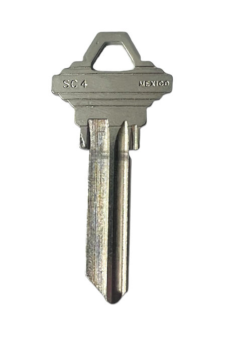 JMA SLG-4E NP Key Blank, SC4 6-Pin, Nickel Plated