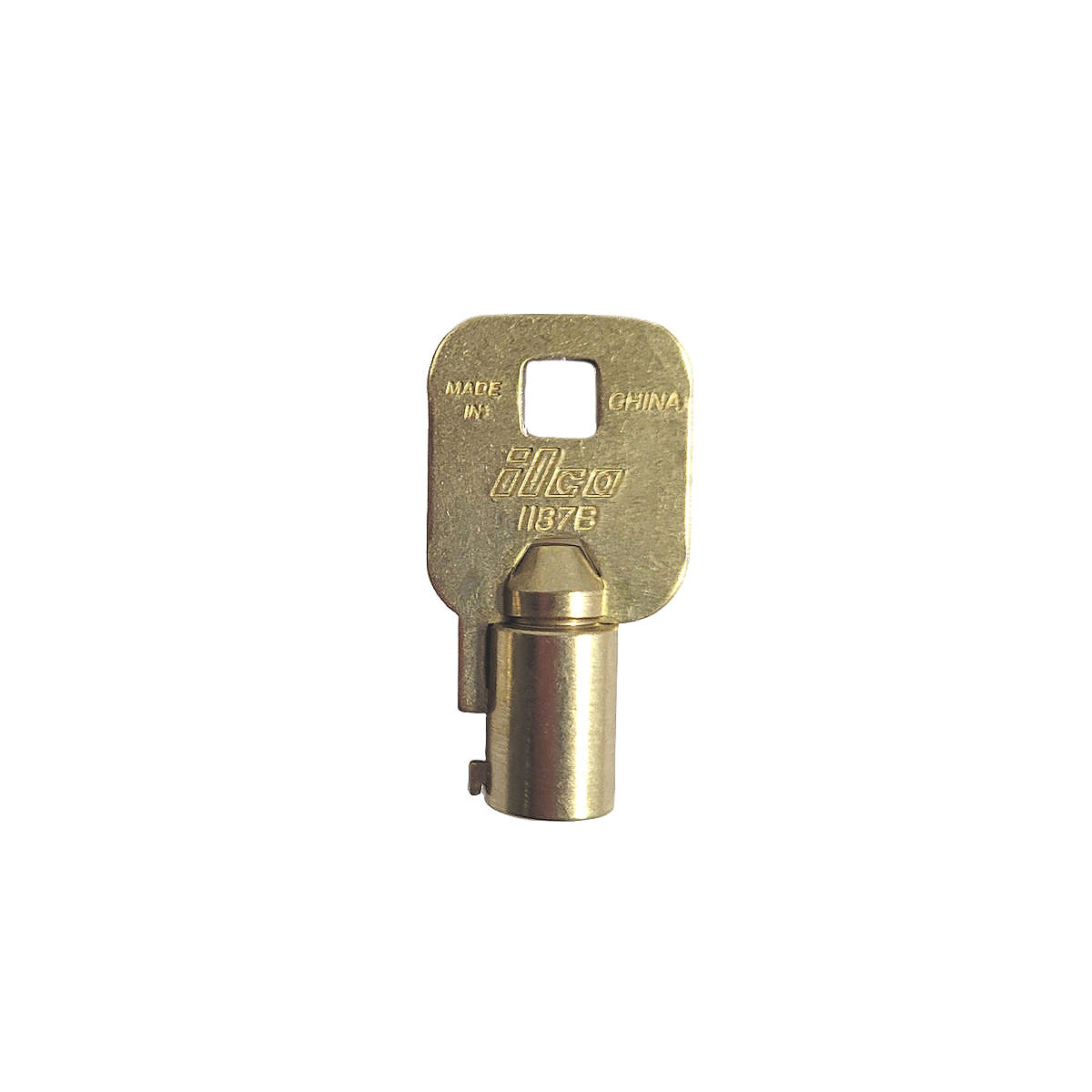 Tubular Key Blanks Ilco 1137B Brass - 7 Pin, Pack Of 2, For Key Duplication & Locksmithing