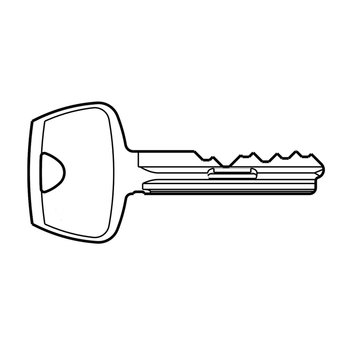 Sargent 7285B-4A XC Key Blank OEM, SFIC 7-pin (10-Pack)