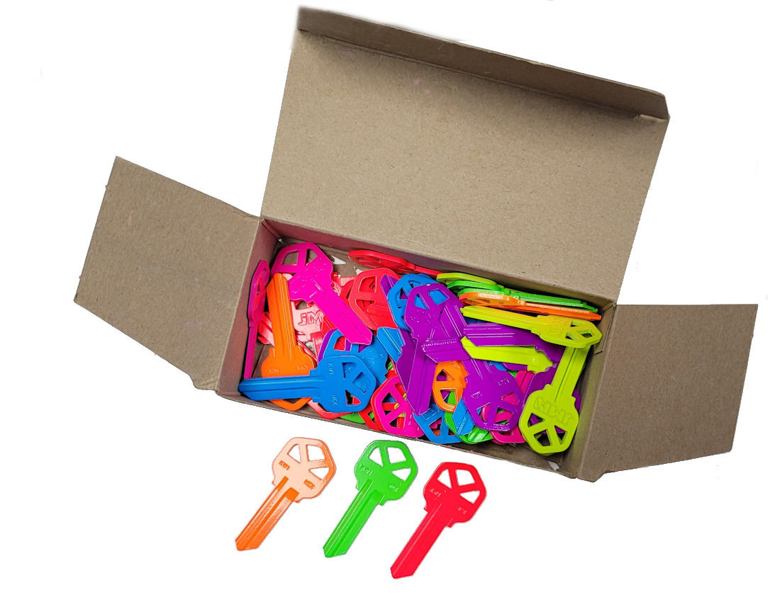 JMA KWI-1K.NEON Key Blank for Kwikset KW1 (50-Pack)