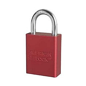 American Lock A1105 KD Red Padlock, Keyed Different (6-Pack)