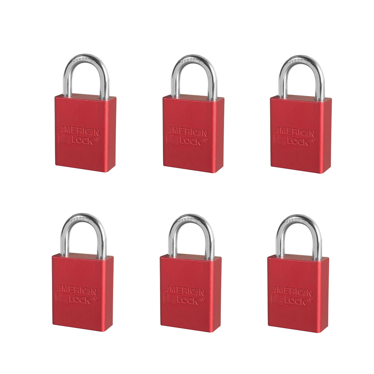 Lot De 6 Cadenas American Lock Avec Corps En Aluminium Massif