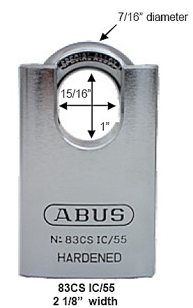 Abus 83CS-IC/55 SFIC less core Padlock (83800)