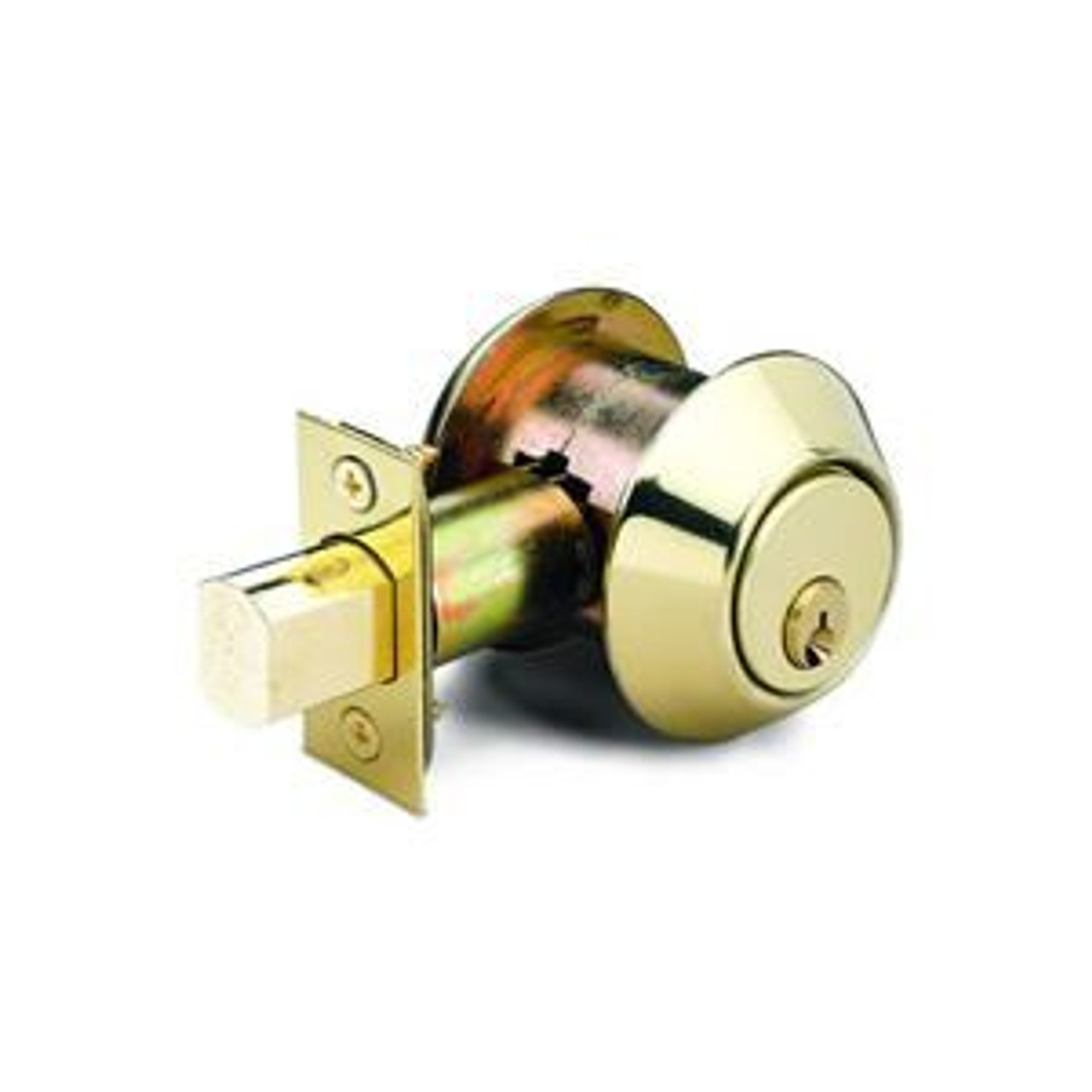 Ilco Lori 4522-KS-03P Deadbolt, D/C 2in Backset, Kwikset Keyway