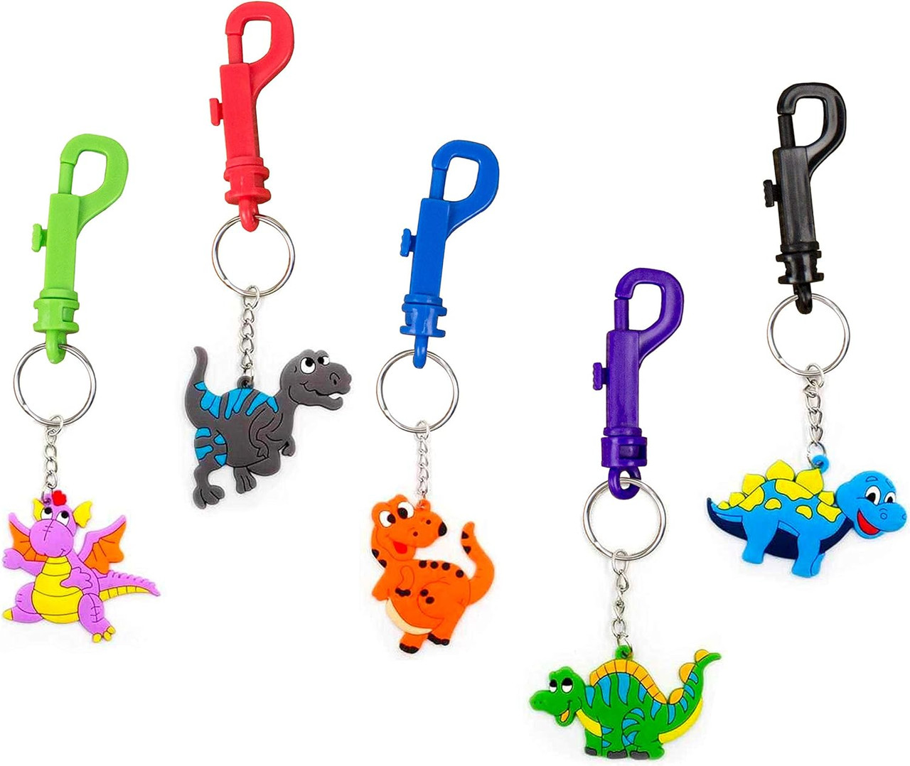 Lucky Line 41565 Key Chain, Purple Plastic Snap Bag (25-Pack)